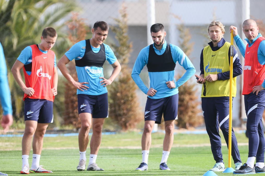 «Газпром»-тренировочные сборы в Португалии: 31 января, утренняя тренировка