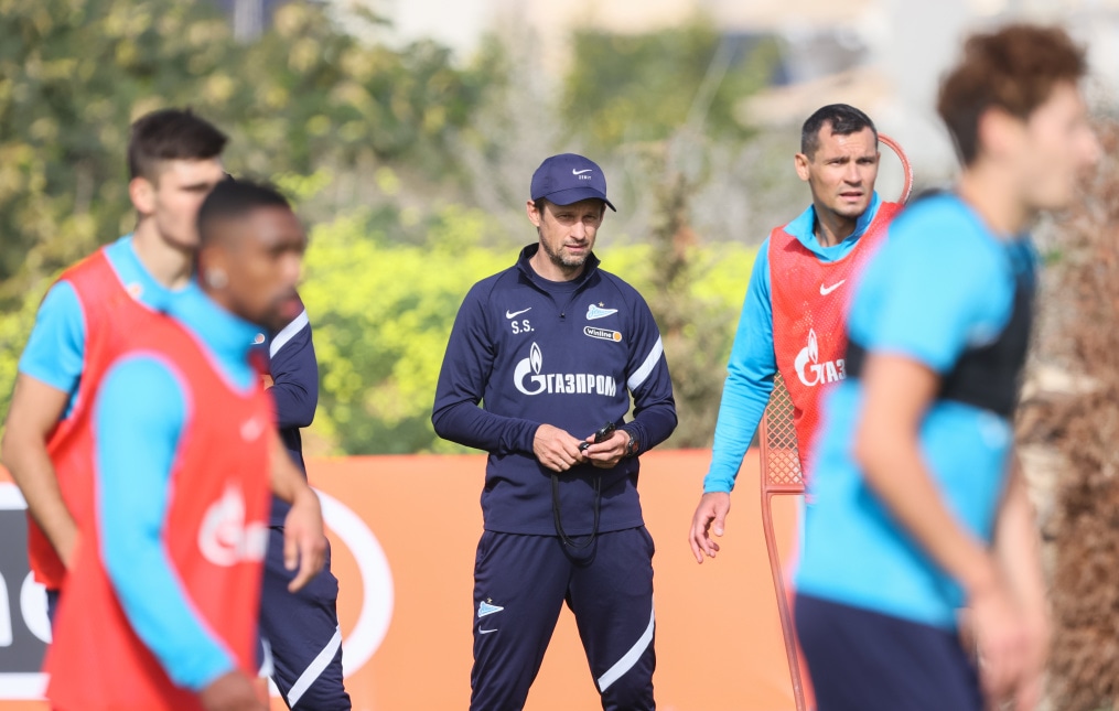 «Газпром»-тренировочные сборы в Португалии: 31 января, утренняя тренировка