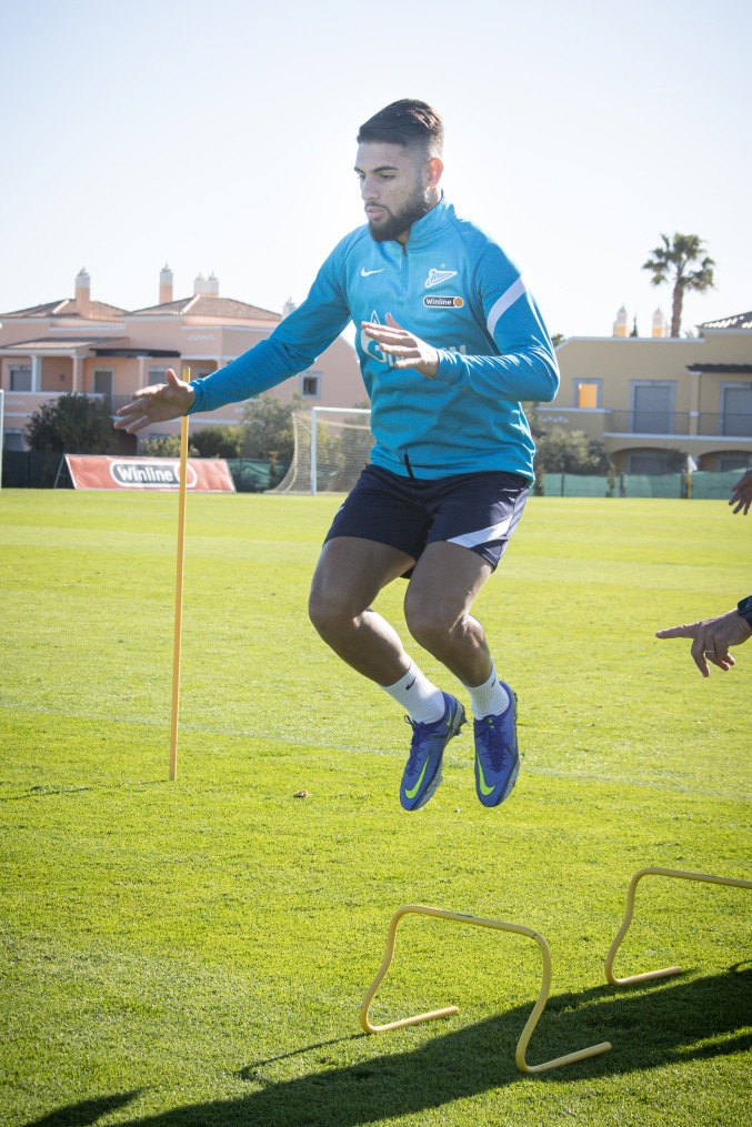 «Газпром»-тренировочные сборы в Португалии: 2 февраля, утренняя тренировка