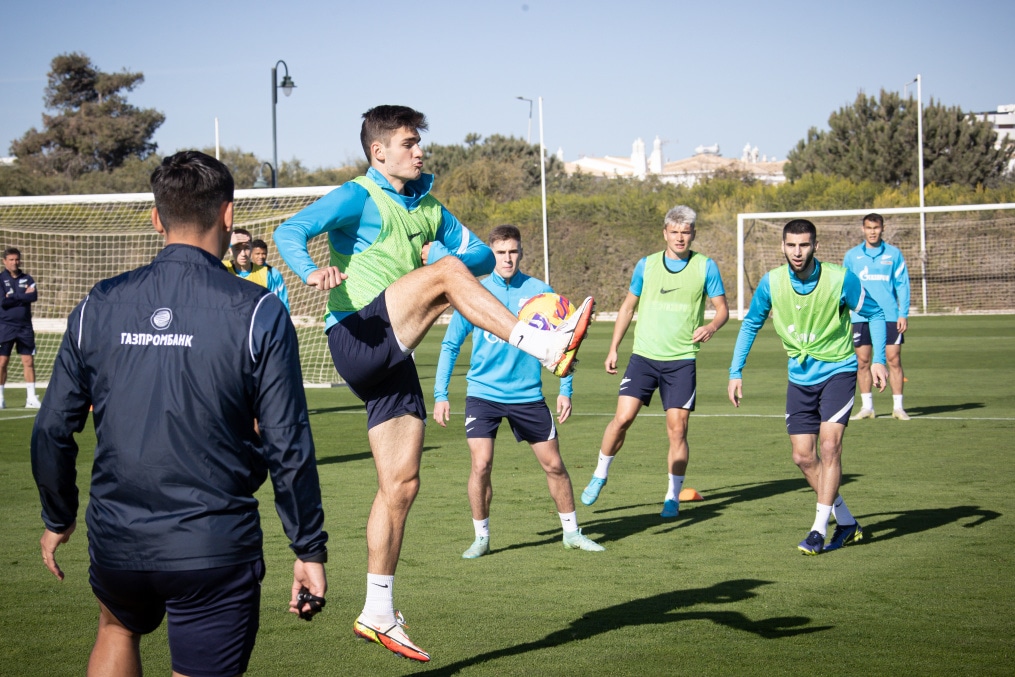 «Газпром»-тренировочные сборы в Португалии: 2 февраля, утренняя тренировка