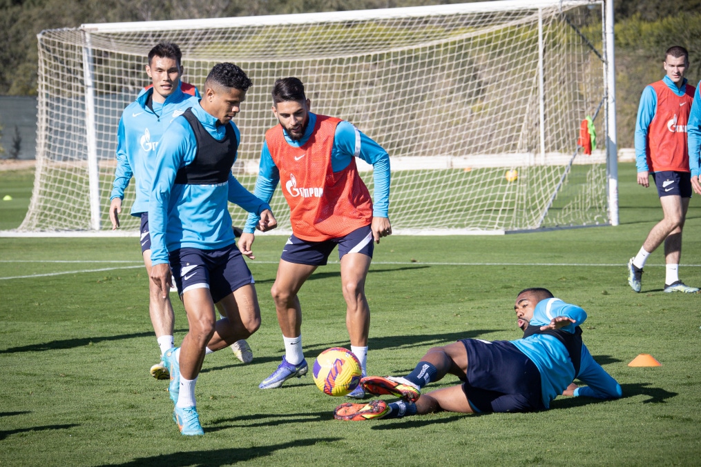 «Газпром»-тренировочные сборы в Португалии: 2 февраля, утренняя тренировка