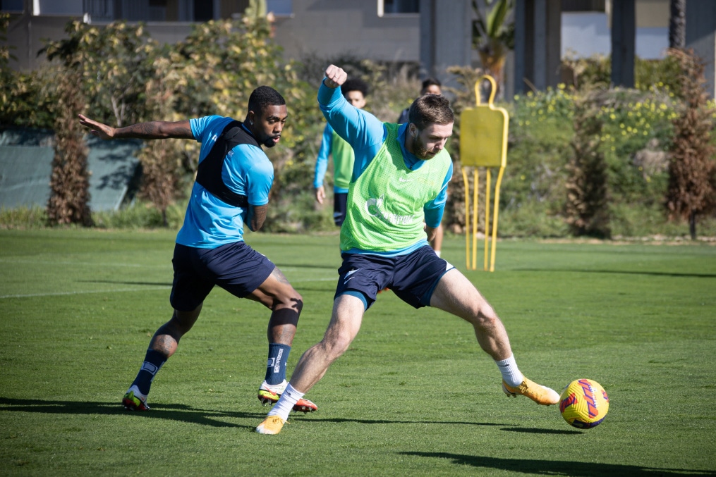 «Газпром»-тренировочные сборы в Португалии: 2 февраля, утренняя тренировка