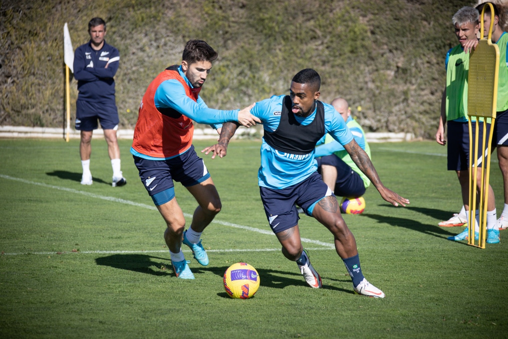 «Газпром»-тренировочные сборы в Португалии: 2 февраля, утренняя тренировка