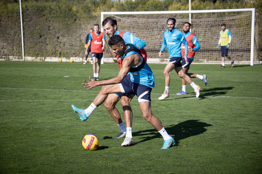 «Газпром»-тренировочные сборы в Португалии: 2 февраля, утренняя тренировка