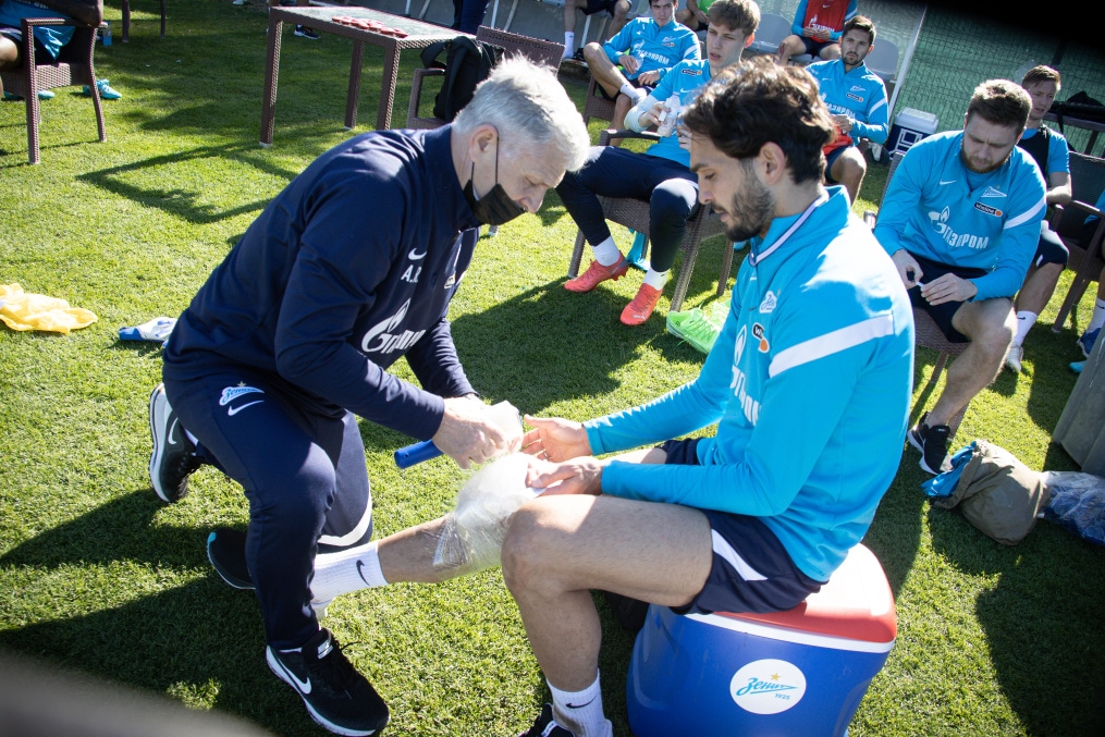 «Газпром»-тренировочные сборы в Португалии: 2 февраля, утренняя тренировка