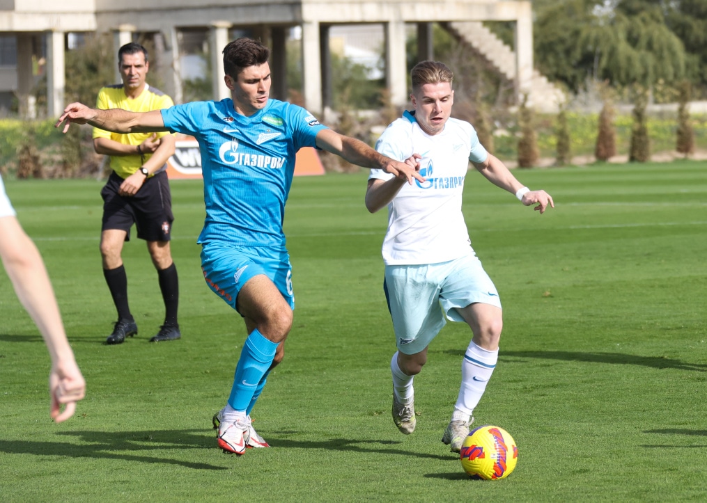 «Газпром»-тренировочные сборы в Португалии: 31 января, совместная тренировка «Зенита» и «Зенита»-2