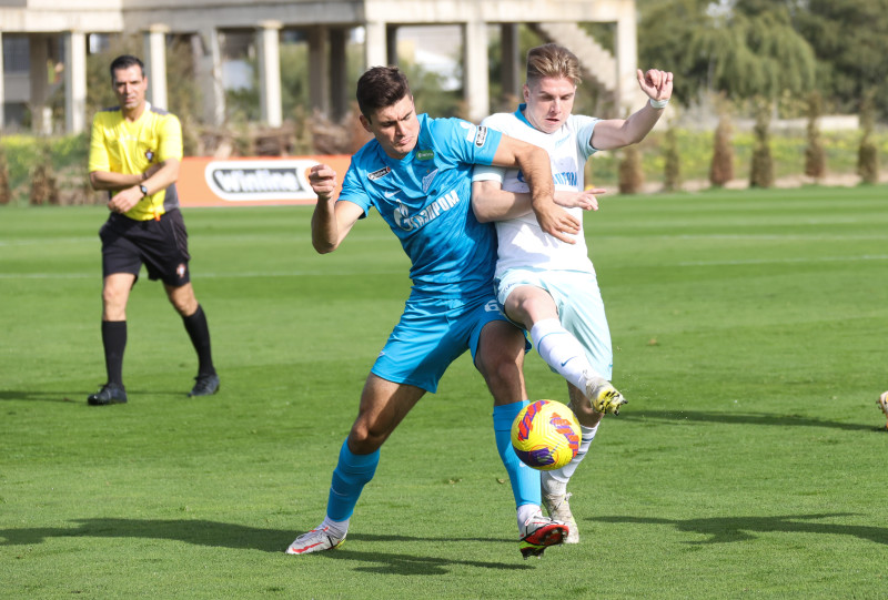 «Газпром»-тренировочные сборы в Португалии: 31 января, совместная тренировка «Зенита» и «Зенита»-2