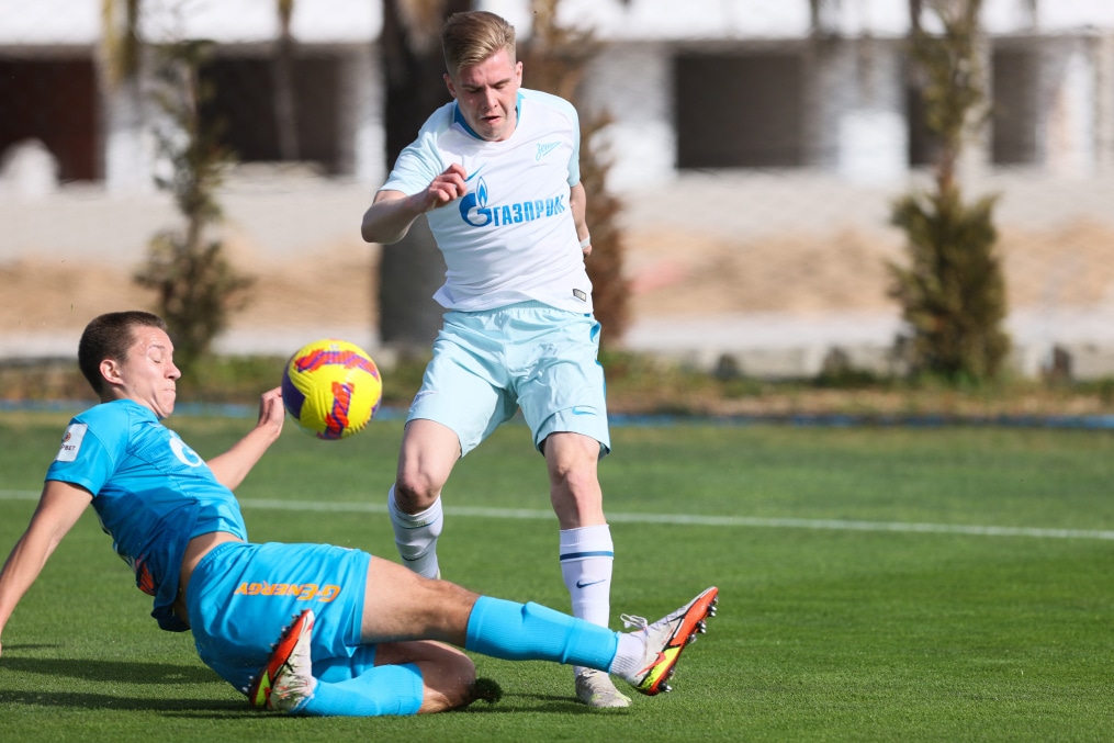 «Газпром»-тренировочные сборы в Португалии: 31 января, совместная тренировка «Зенита» и «Зенита»-2