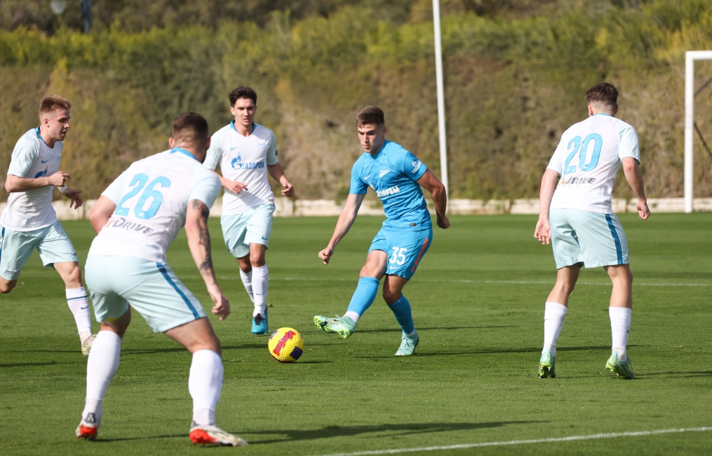 «Газпром»-тренировочные сборы в Португалии: 31 января, совместная тренировка «Зенита» и «Зенита»-2