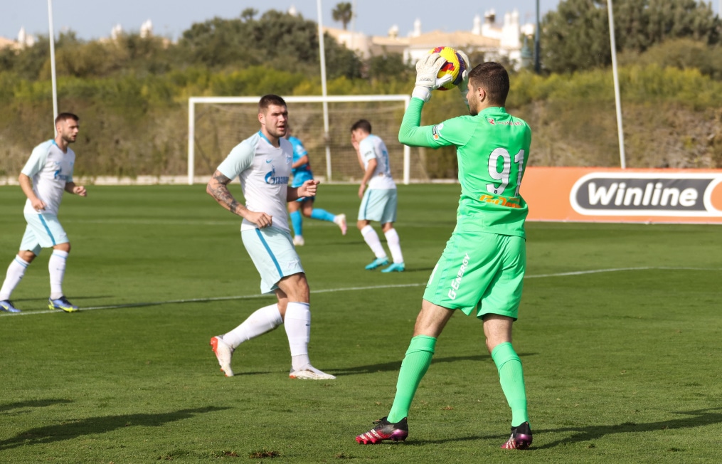 «Газпром»-тренировочные сборы в Португалии: 31 января, совместная тренировка «Зенита» и «Зенита»-2