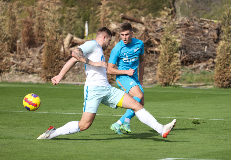 «Газпром»-тренировочные сборы в Португалии: 31 января, совместная тренировка «Зенита» и «Зенита»-2