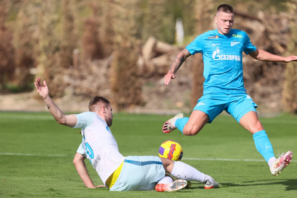 «Газпром»-тренировочные сборы в Португалии: 31 января, совместная тренировка «Зенита» и «Зенита»-2