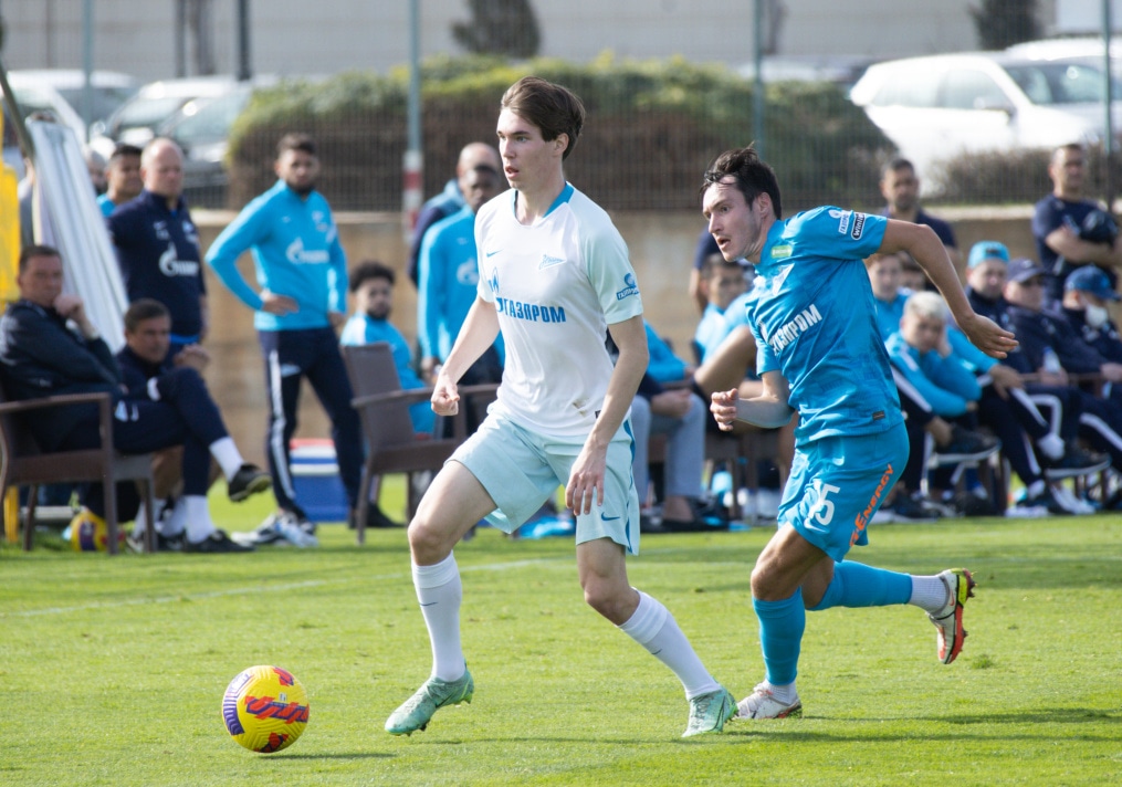 «Газпром»-тренировочные сборы в Португалии: 31 января, совместная тренировка «Зенита» и «Зенита»-2