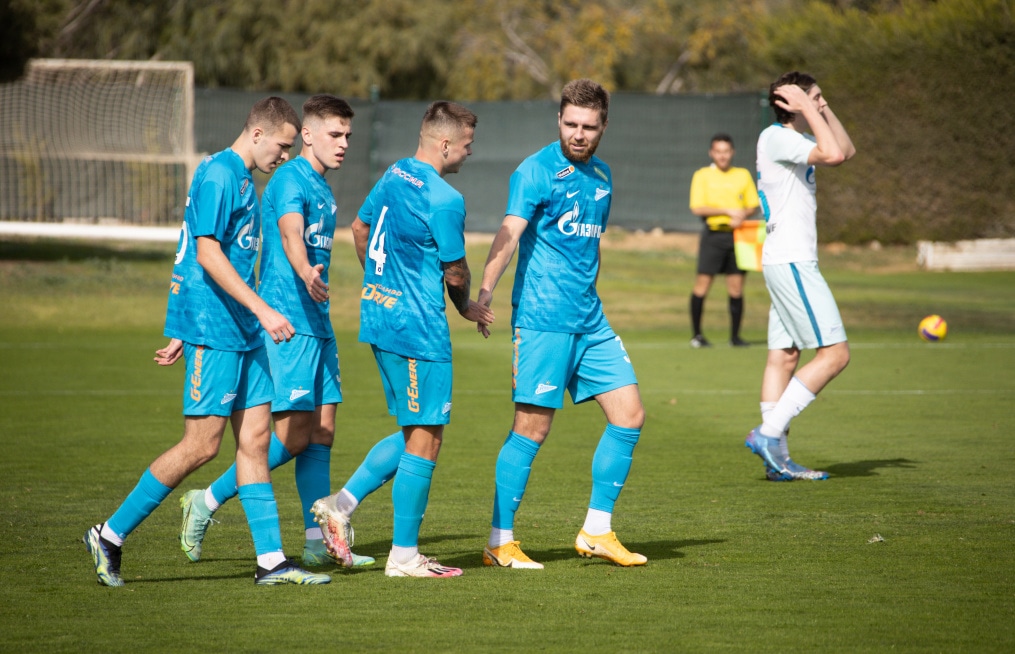 «Газпром»-тренировочные сборы в Португалии: 31 января, совместная тренировка «Зенита» и «Зенита»-2