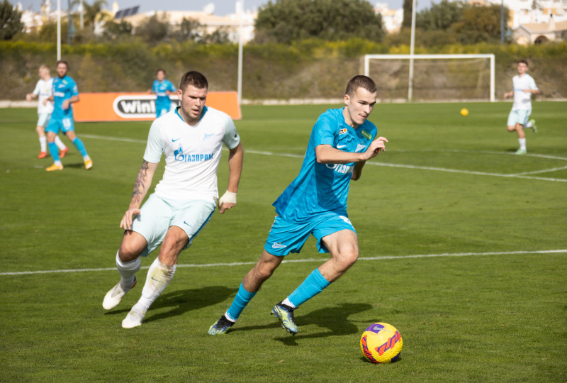 «Газпром»-тренировочные сборы в Португалии: 31 января, совместная тренировка «Зенита» и «Зенита»-2