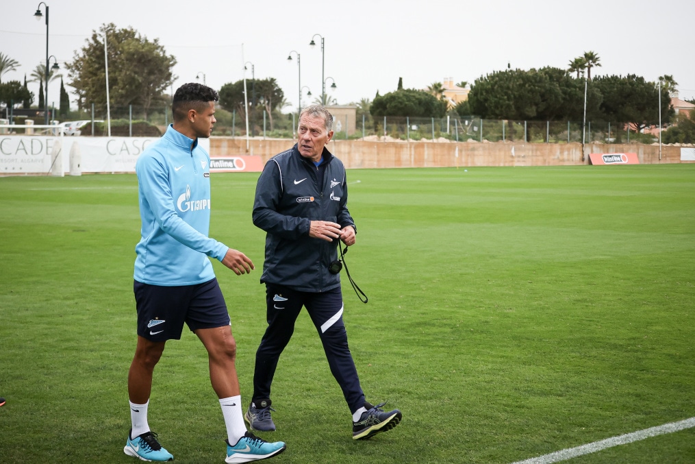 «Газпром» — тренировочные сборы в Португалии: 4 феврала, утренняя тренировка