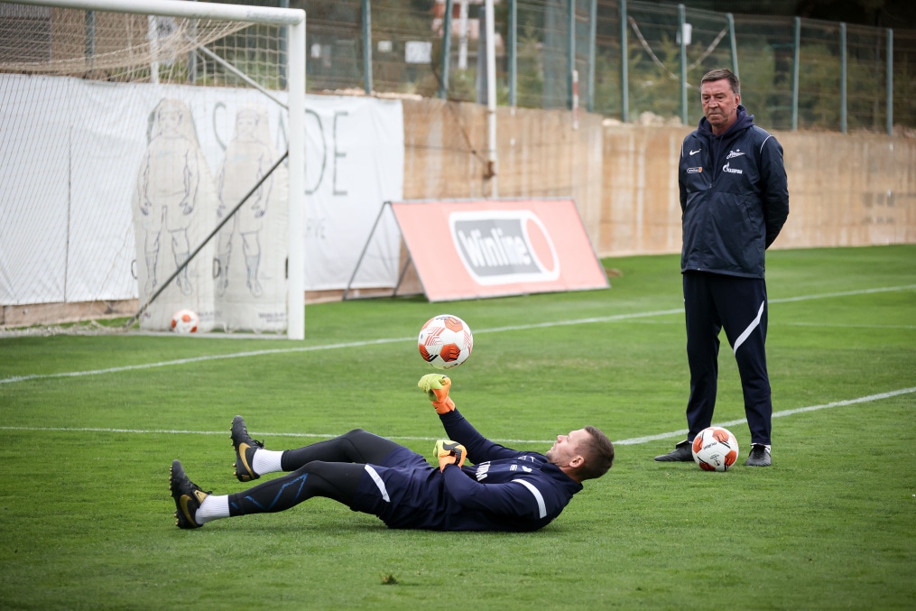 «Газпром» — тренировочные сборы в Португалии: 4 феврала, утренняя тренировка