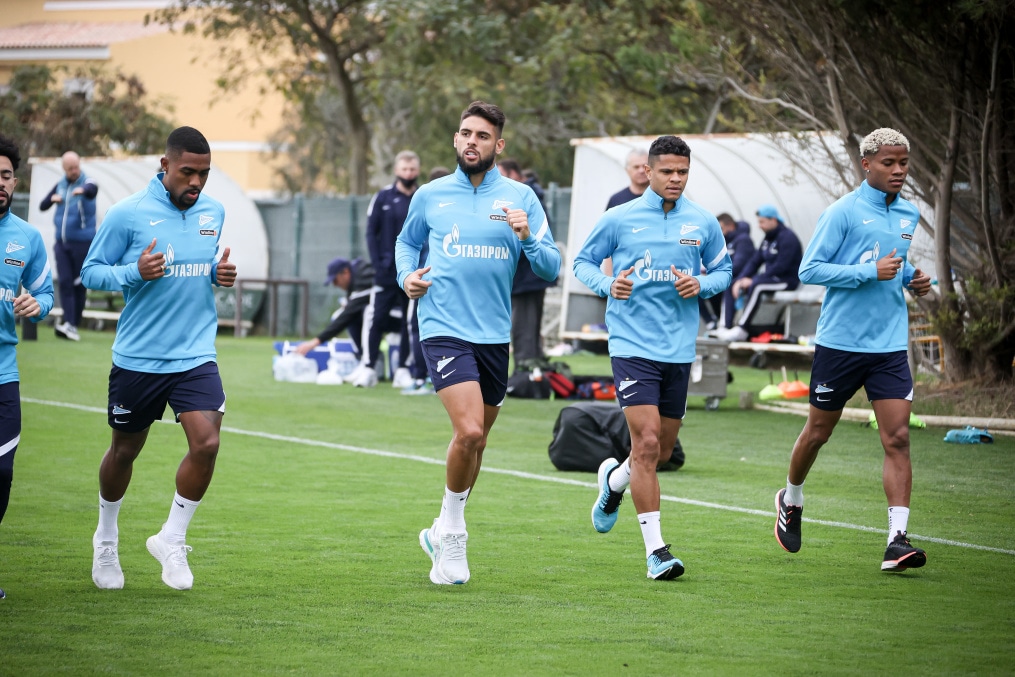 «Газпром» — тренировочные сборы в Португалии: 4 феврала, утренняя тренировка