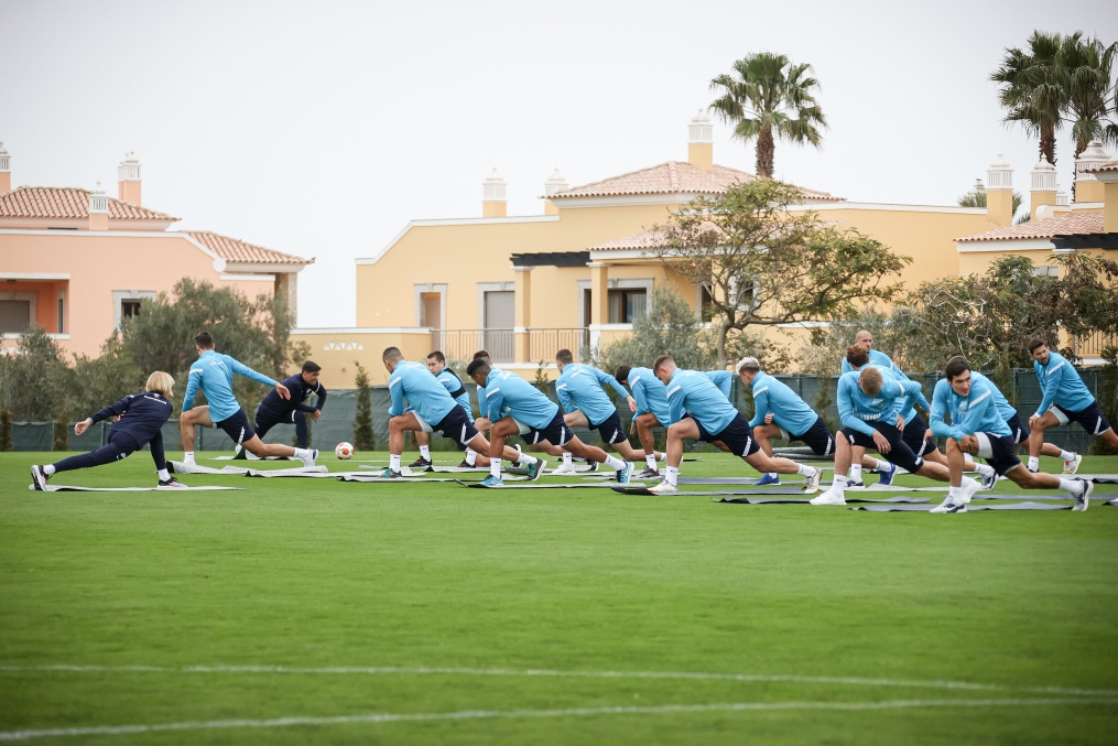 «Газпром» — тренировочные сборы в Португалии: 4 феврала, утренняя тренировка