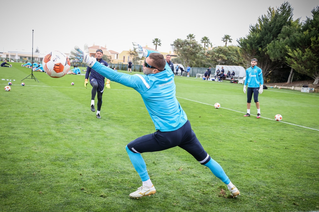 «Газпром» — тренировочные сборы в Португалии: 4 феврала, утренняя тренировка