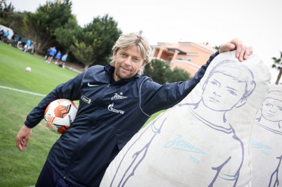 «Газпром» — тренировочные сборы в Португалии: 4 феврала, утренняя тренировка