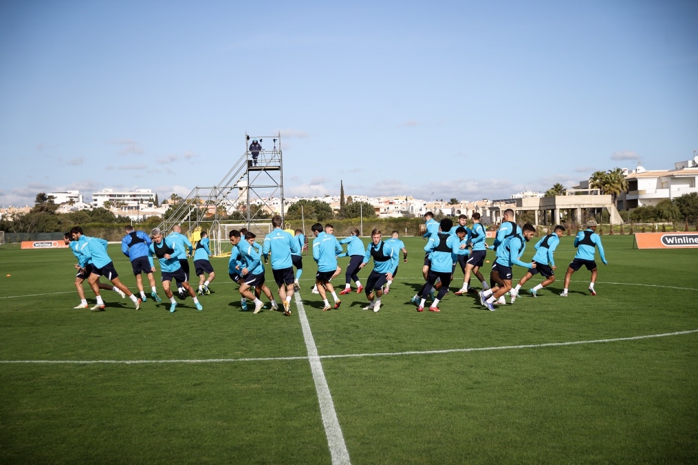 «Газпром» — тренировочные сборы в Португалии: 5 феврала, утренняя тренировка