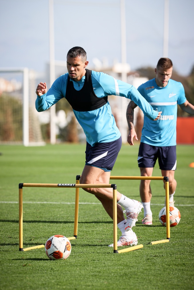 «Газпром» — тренировочные сборы в Португалии: 5 феврала, утренняя тренировка