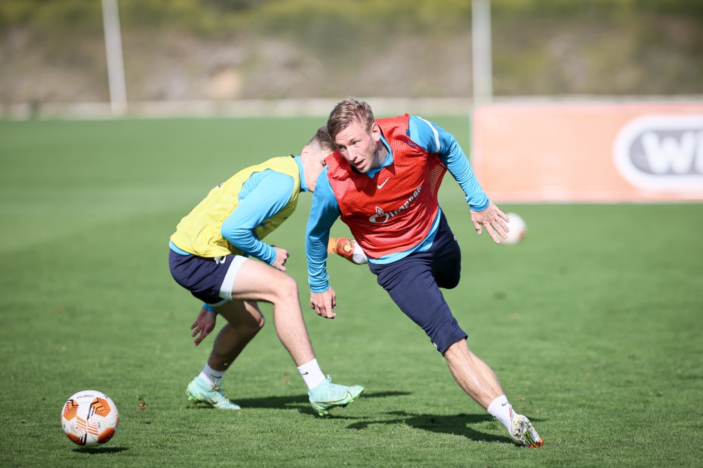 «Газпром» — тренировочные сборы в Португалии: 5 феврала, утренняя тренировка