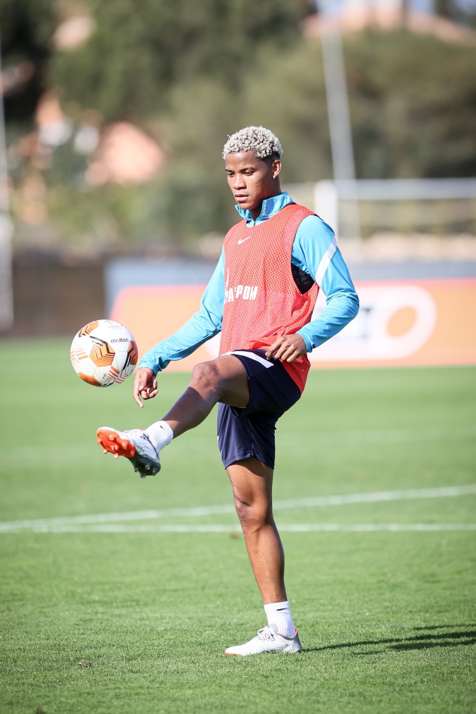 «Газпром» — тренировочные сборы в Португалии: 5 феврала, утренняя тренировка