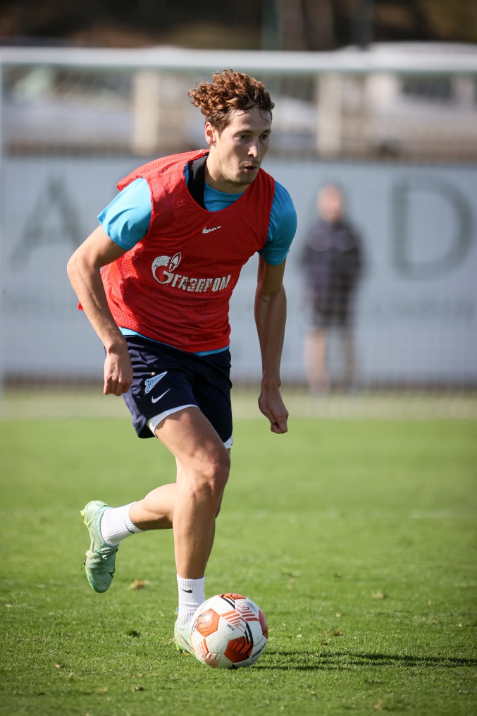 «Газпром» — тренировочные сборы в Португалии: 5 феврала, утренняя тренировка