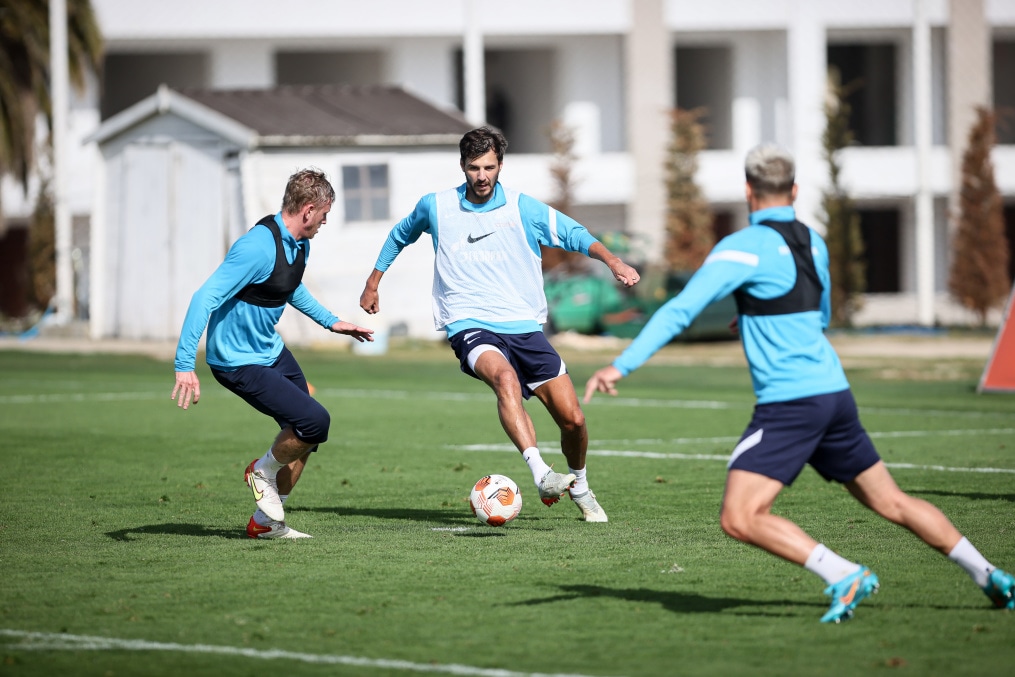 «Газпром» — тренировочные сборы в Португалии: 5 феврала, утренняя тренировка