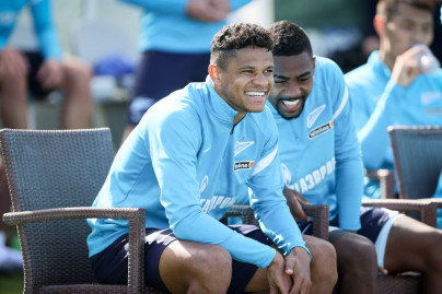 «Газпром» — тренировочные сборы в Португалии: 5 феврала, утренняя тренировка