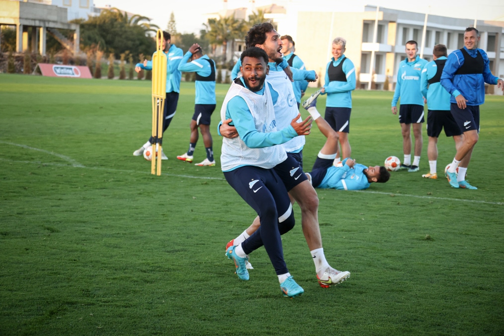 «Газпром» — тренировочные сборы в Португалии: 5 феврала, вечерняя тренировка