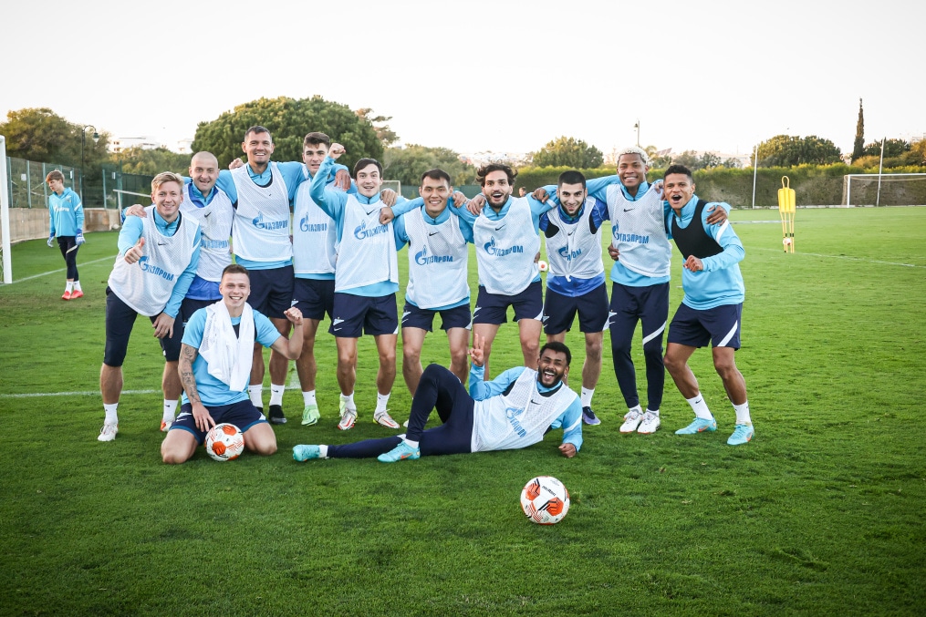 «Газпром» — тренировочные сборы в Португалии: 5 феврала, вечерняя тренировка