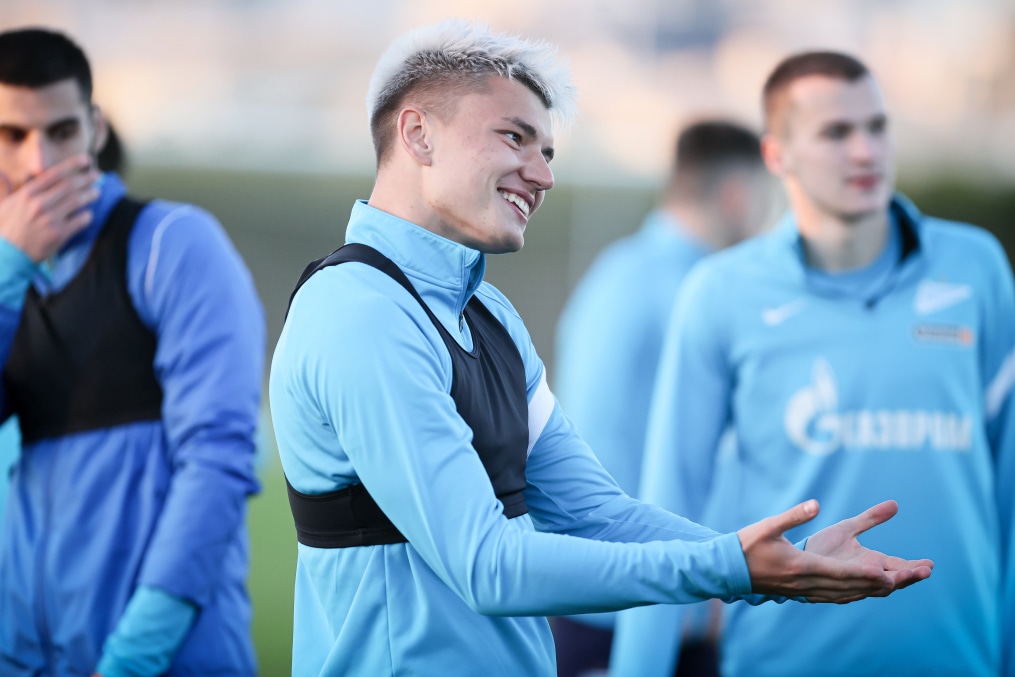 «Газпром» — тренировочные сборы в Португалии: 5 феврала, вечерняя тренировка