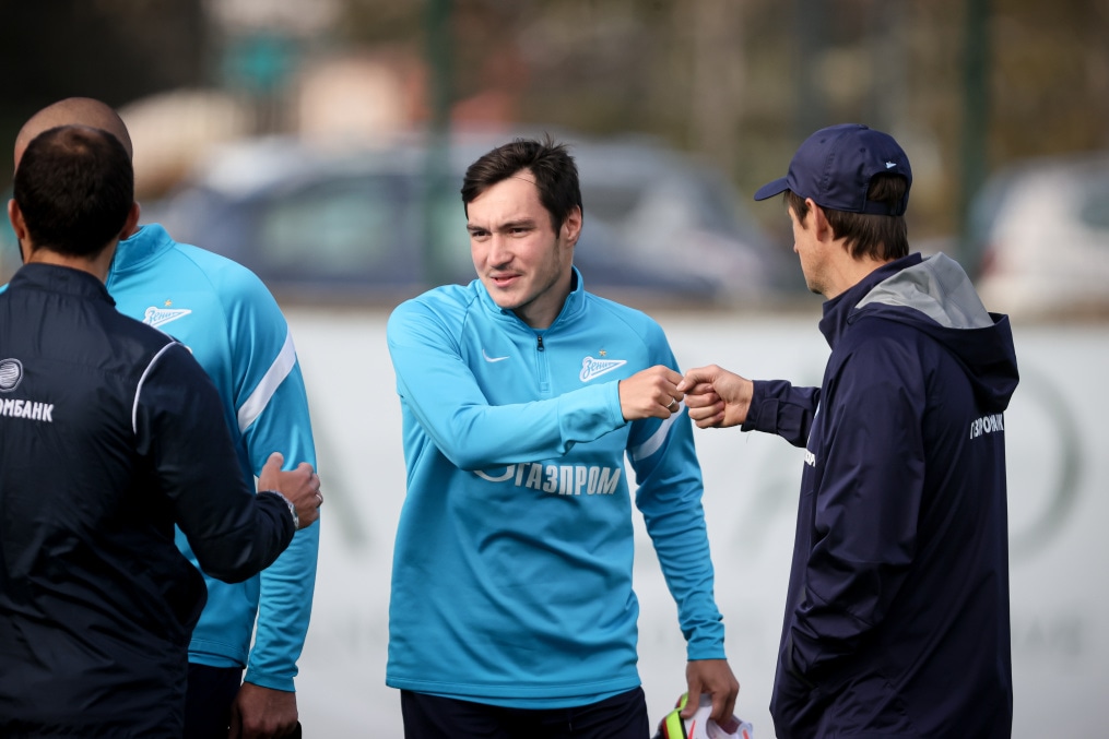 «Газпром» — тренировочные сборы в Португалии: 8 февраля, утренняя тренировка