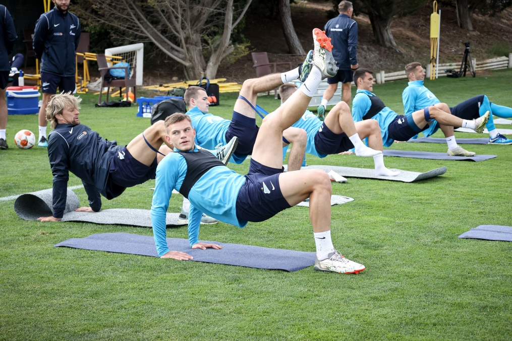 «Газпром» — тренировочные сборы в Португалии: 8 февраля, утренняя тренировка