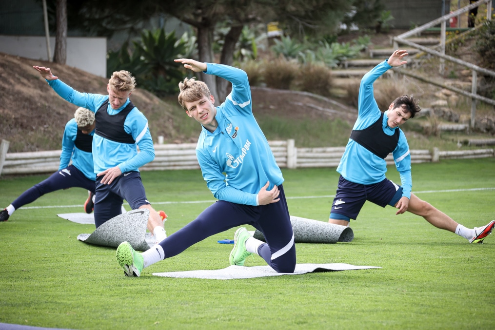 «Газпром» — тренировочные сборы в Португалии: 8 февраля, утренняя тренировка