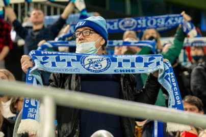 Болельщики на матче «Зенит» — «Бетис»