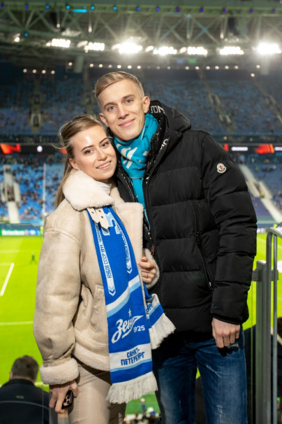 Болельщики на матче «Зенит» — «Бетис»