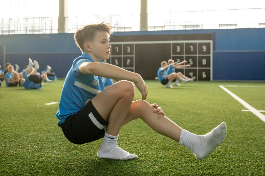 Тренировка по йоге в «Газпром»-Академии