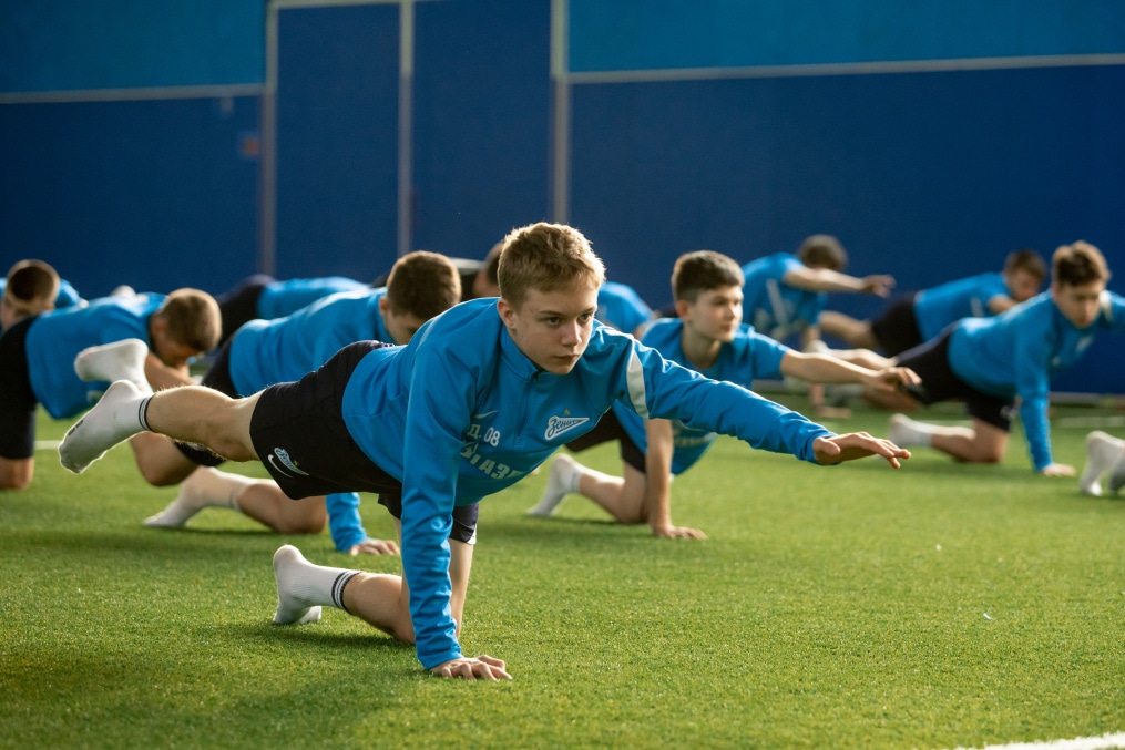 Тренировка по йоге в «Газпром»-Академии