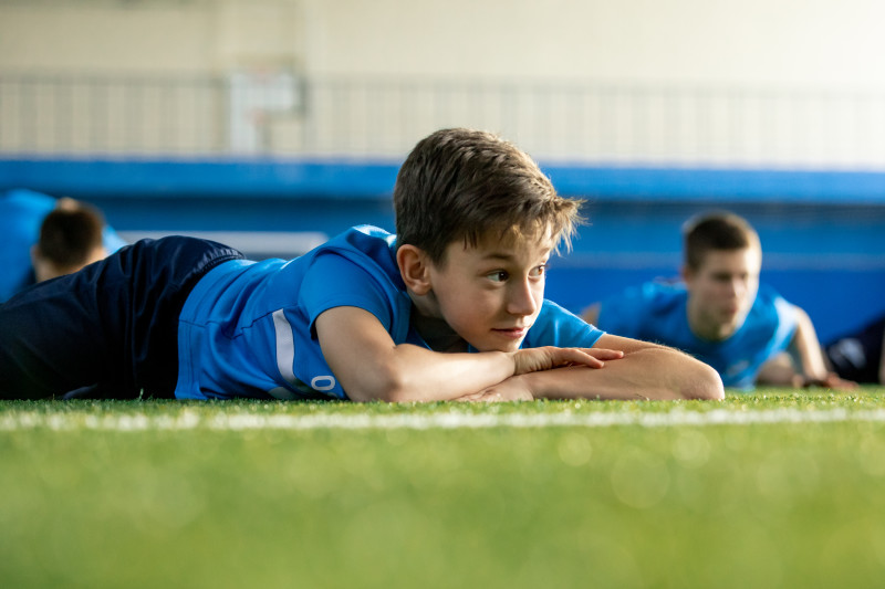 Тренировка по йоге в «Газпром»-Академии