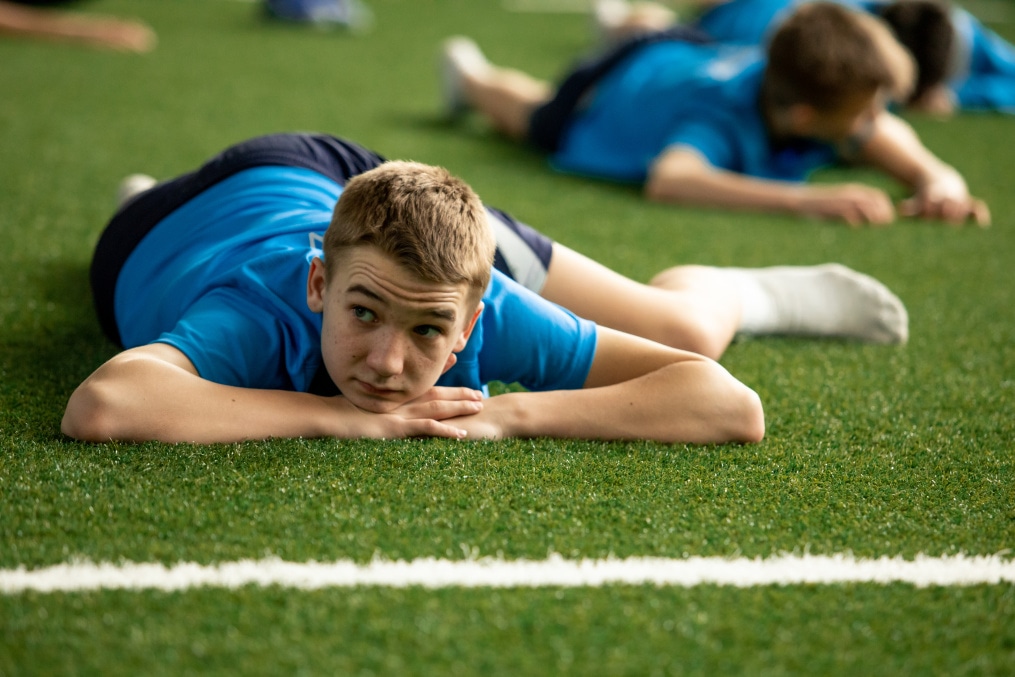 Тренировка по йоге в «Газпром»-Академии