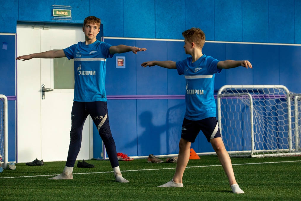 Тренировка по йоге в «Газпром»-Академии