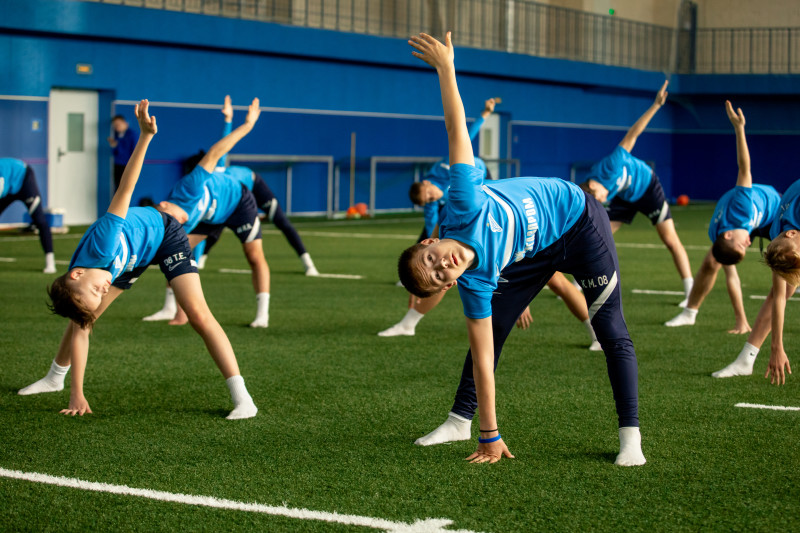 Тренировка по йоге в «Газпром»-Академии