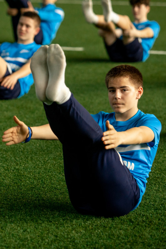 Тренировка по йоге в «Газпром»-Академии