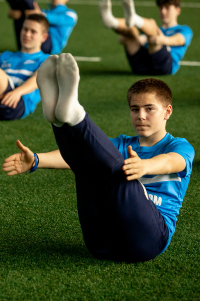 Тренировка по йоге в «Газпром»-Академии