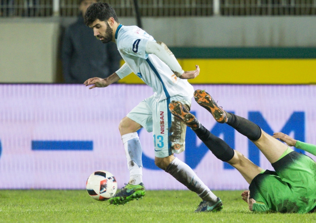 Кубок России 2016/17, 1/8 финала, «Анжи» — «Зенит»