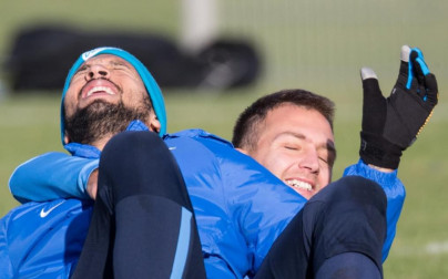 Открытая тренировка «Зенита» перед матчем ЦСКА — «Зенит»